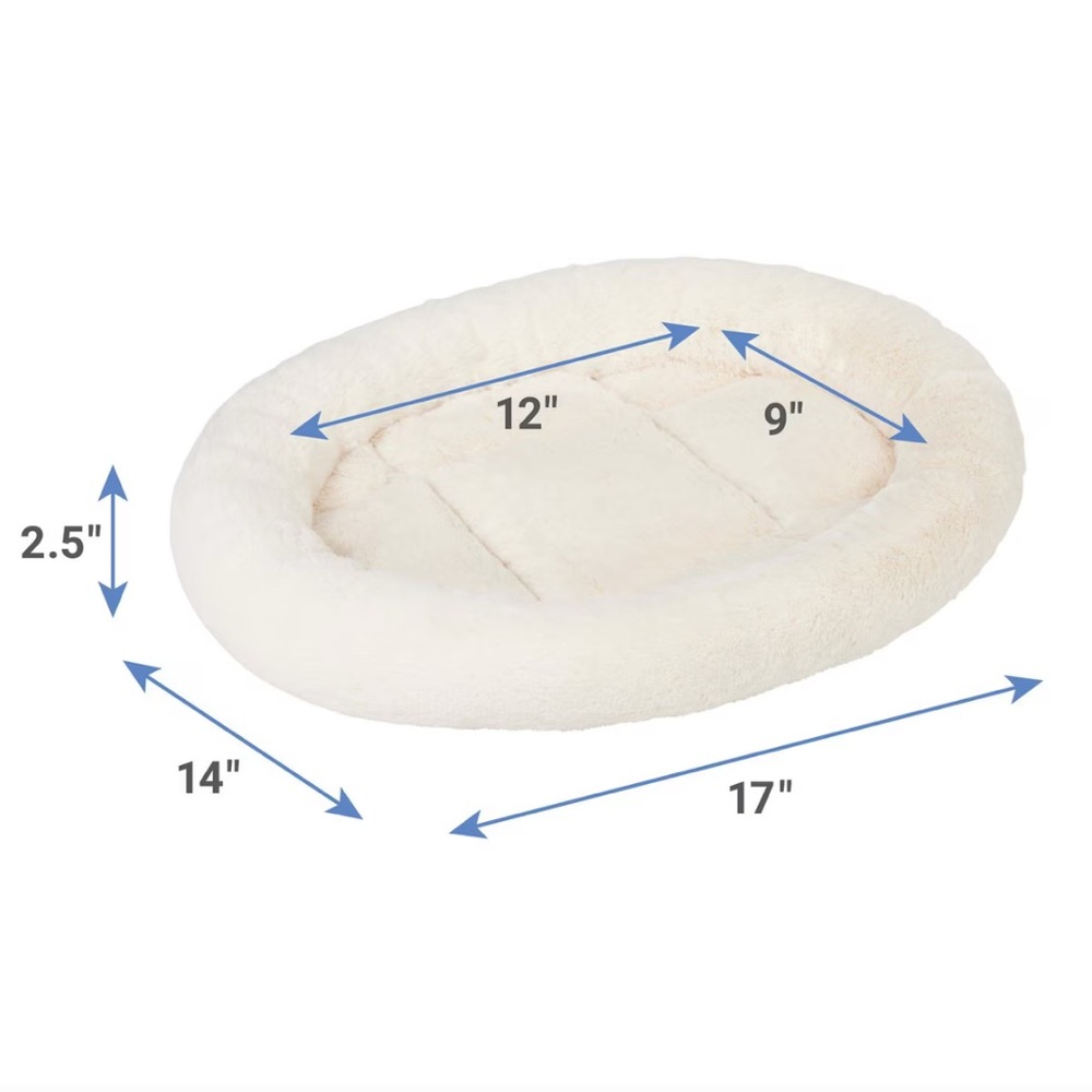 Frisco Self-Warming Bolster Kitten Bed - Picture 2 of 5